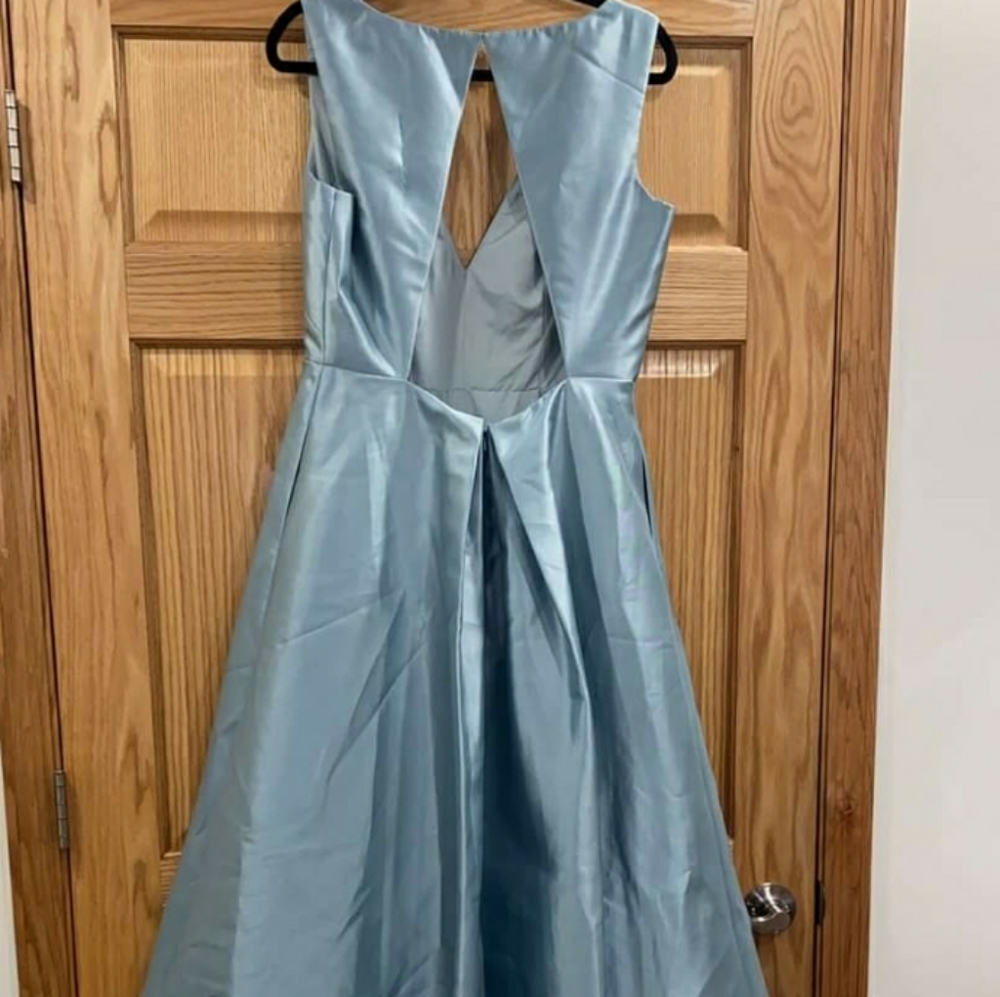 ML Monique Lhuillier V-Neck A-Line Ball Gown - Picture 5 of 6